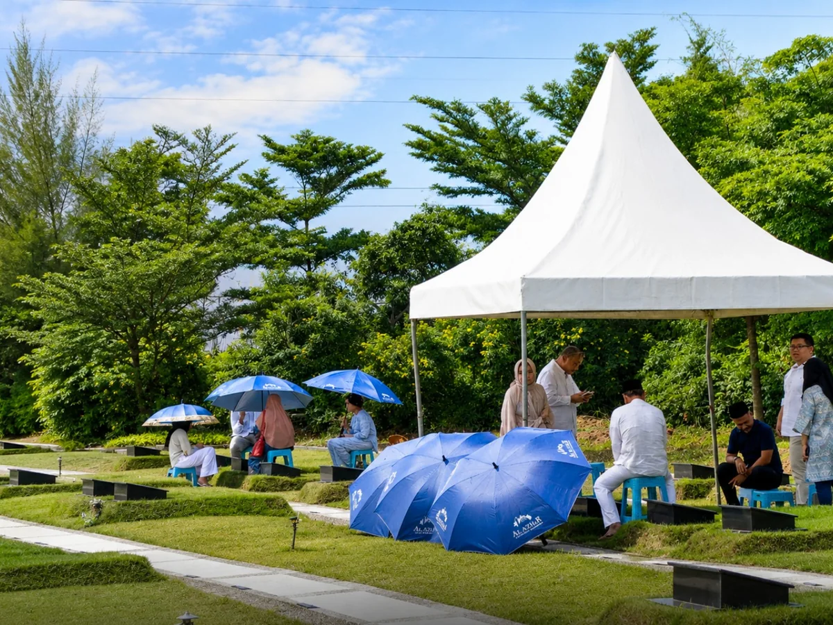 Fasilitas ziarah keluarga Al Azhar Memorial Garden
