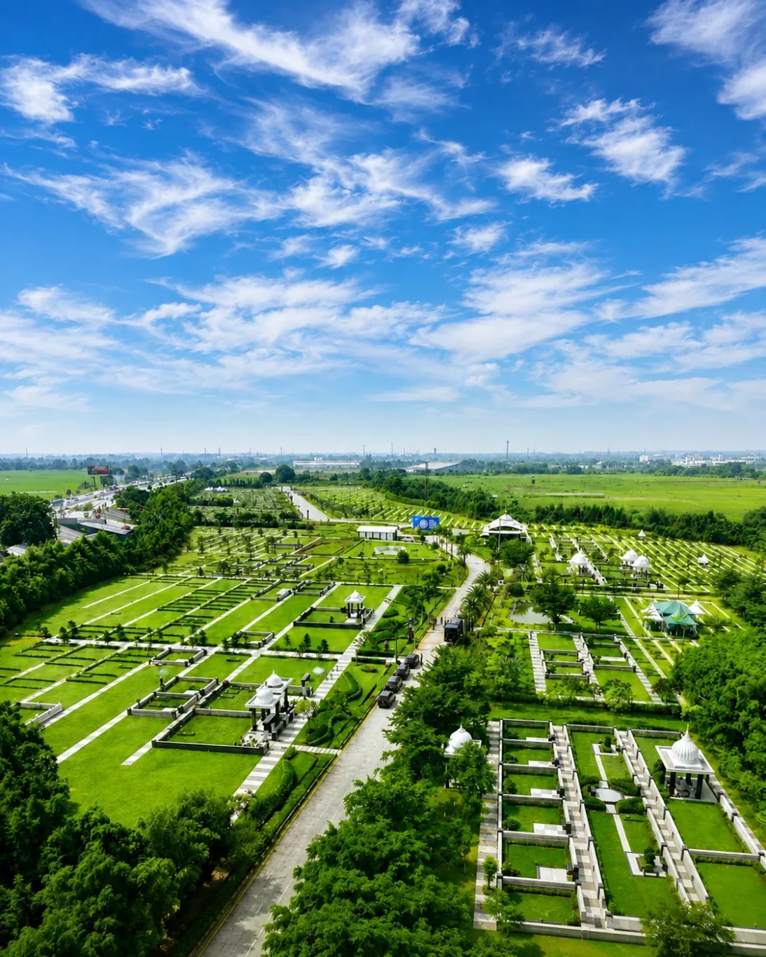 Kawasan hijau Al Azhar Memorial Garden Karawang