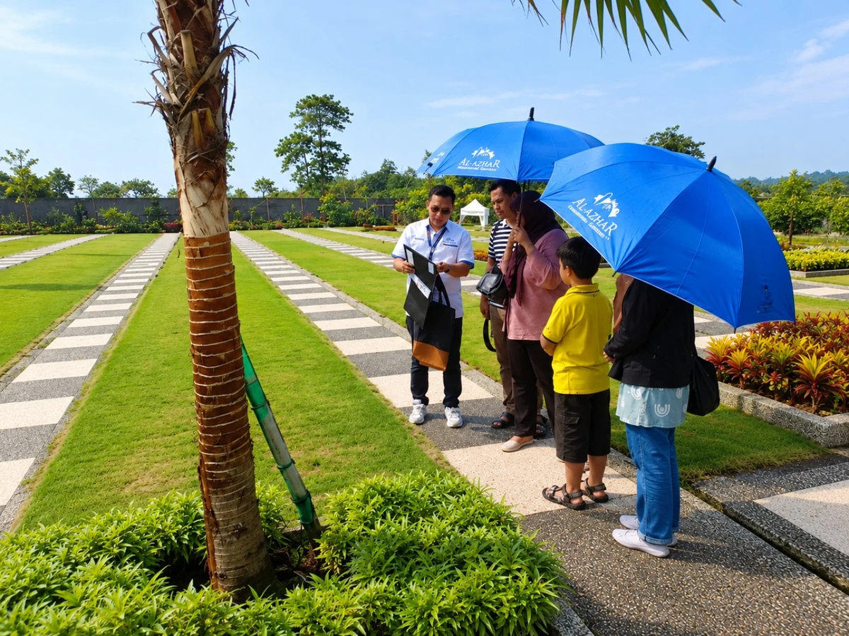 Pendampingan survei konsumen Al Azhar Memorial Garden