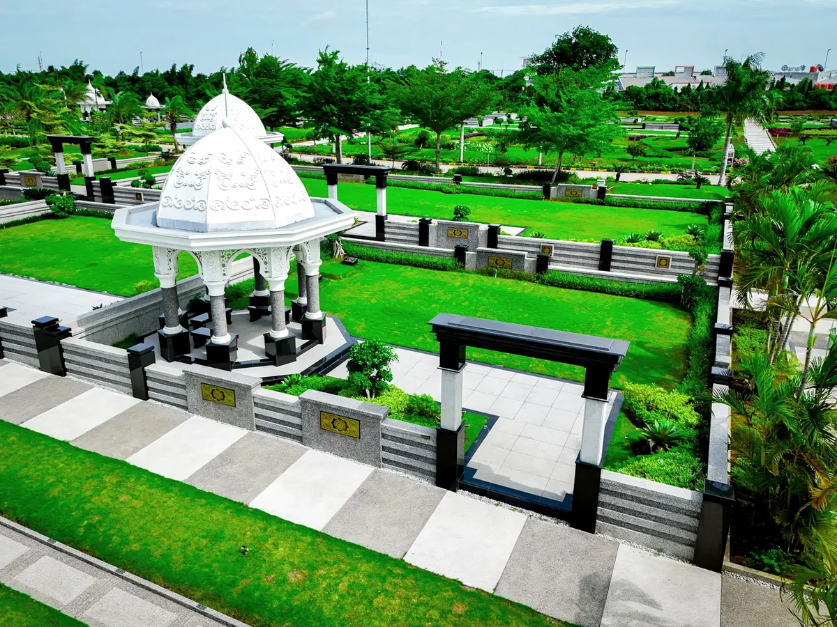 Dokumentasi asli kawasan Royal Family A dan AB Al Azhar Memorial Garden
