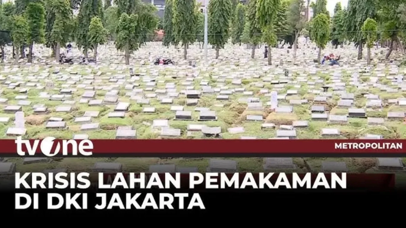 Cuplikan pemberitaan tvOne tentang krisis lahan pemakaman di DKI Jakarta