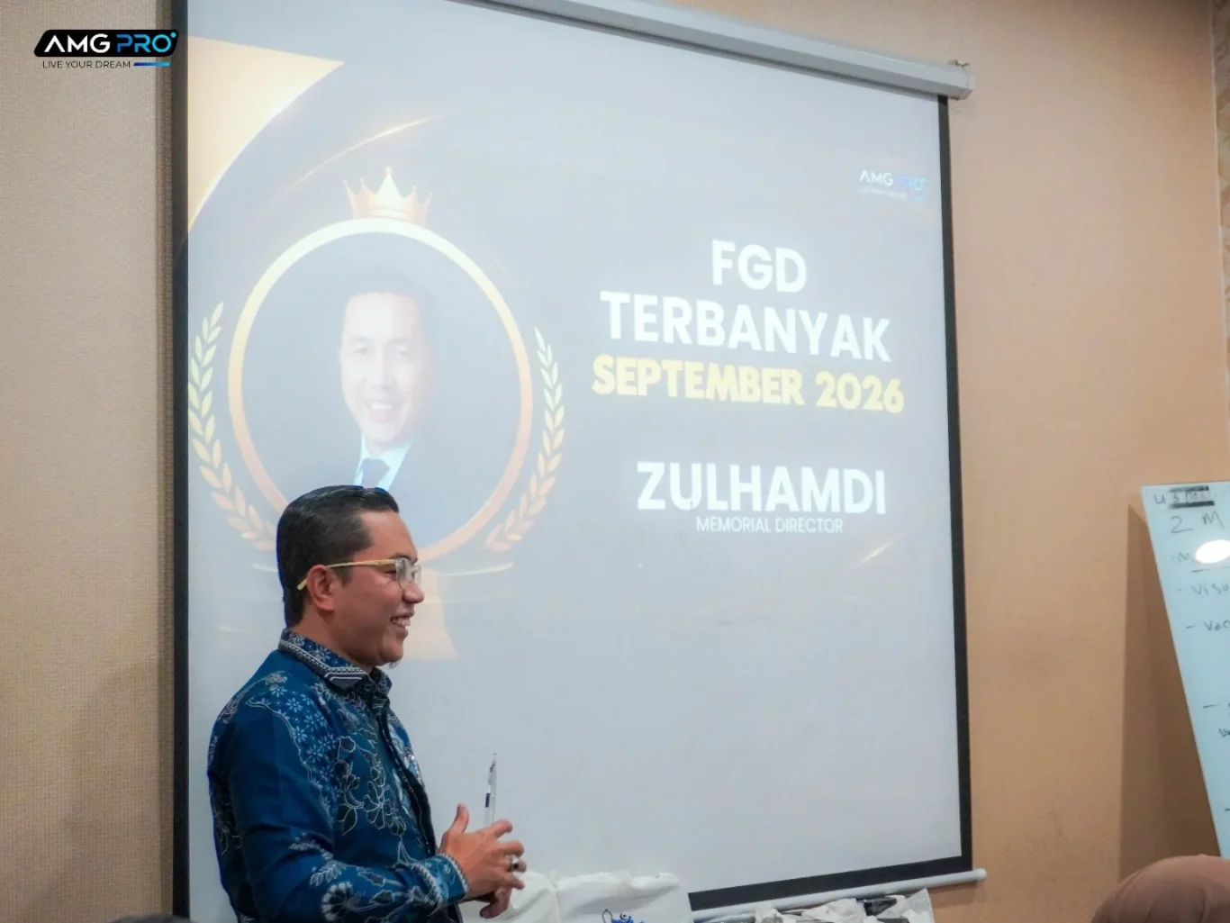 Dokumentasi pencapaian FGD Terbanyak September 2026 Zulhamdi M. Sa’ad, Lc.