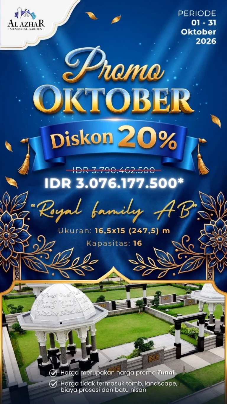 Brosur promo Royal Family AB Oktober 2026 diskon 20 persen harga tunai Rp3.076.177.500